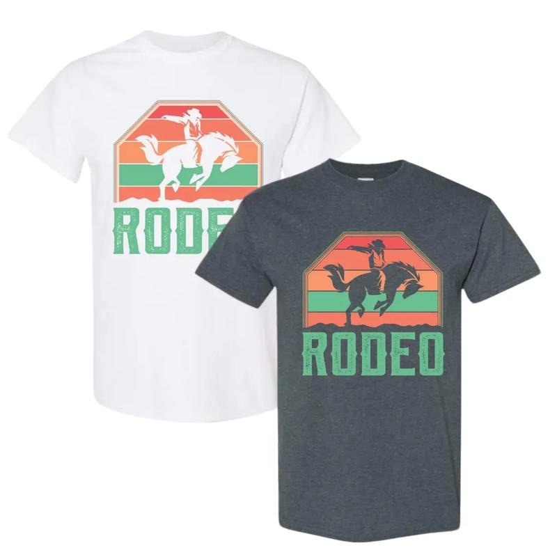 Western Horse Riding Rodeo Rider Cowboy Vintage Retro Gifts, Unisex T-Shirt Sweatshirt Hoodie