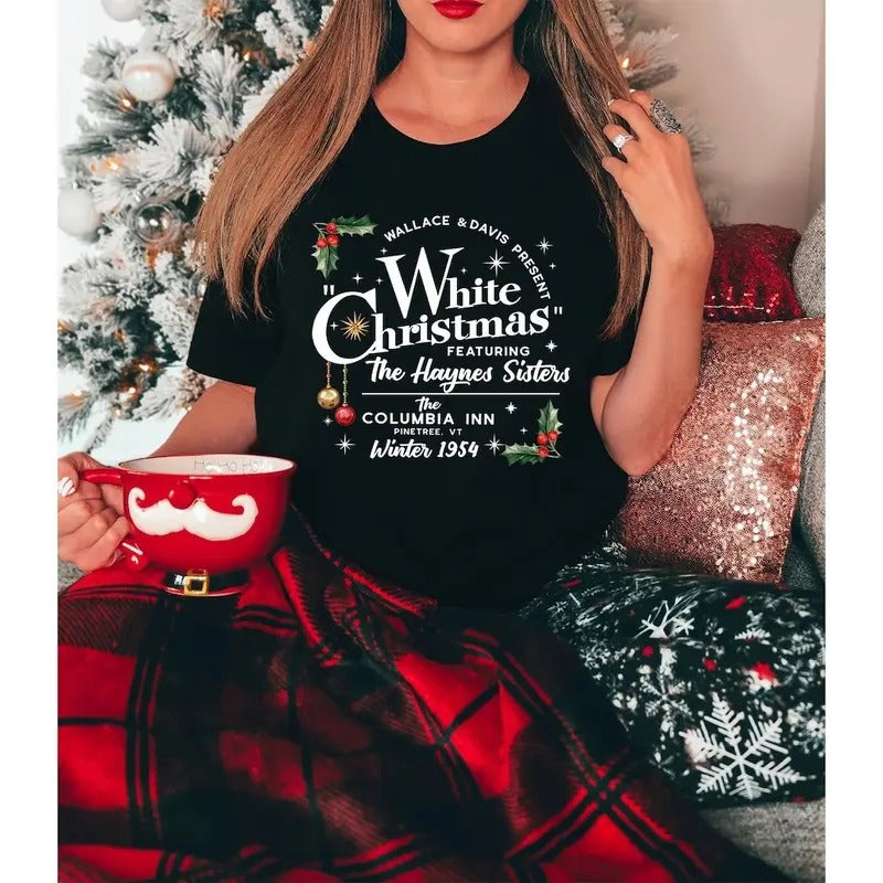 White Christmas Movie Sweatshirt, Wallace and Davis Sweater, Haynes Sisters Crewneck, Christmas White Movie 1954 Sweatshirt
