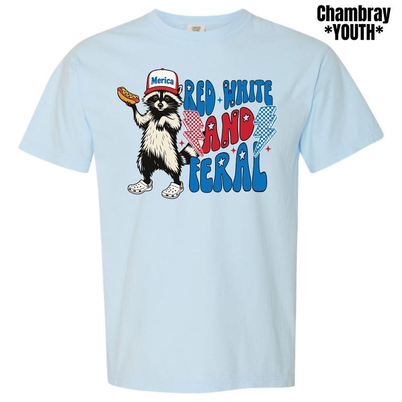 **YOUTH** Feral America Comfort Colors T-Shirt 'NLB'