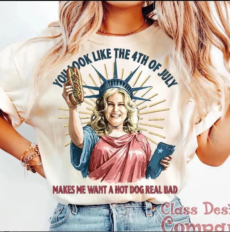 You Look Like the 4th of July, Funny Fourth of July Shirt
