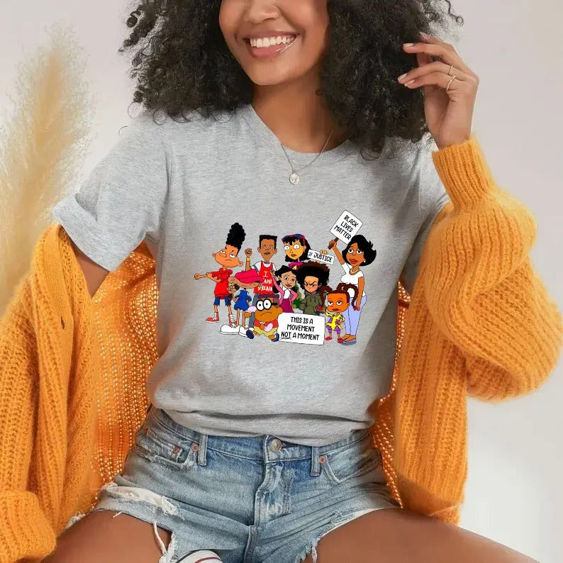 animate Character Black History Month Shirt, Black Lives Matter, animate Characters, Black Pride, Black animates Shirt, Black History Shirt