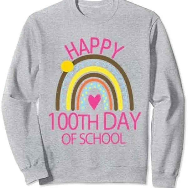 happy 100th day of school teacher ocean Sweatshirt
