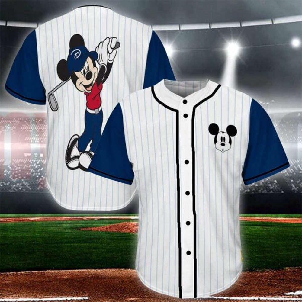 Disney Mickey Mouse Baseball Jersey Gift: Mickey Love for Disney Lovers - Engaging & Unique! - Bafud