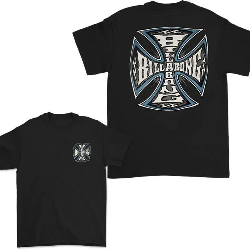 Vintage 90s Billabong West Coast Choppers 2 Sided sweatshirt/hoodie/tshirt, Billabong Choppers T-shirt, Casual Women's, Gift Shirt, T-Shirt Cotton Short Sleeeve T-Shirt