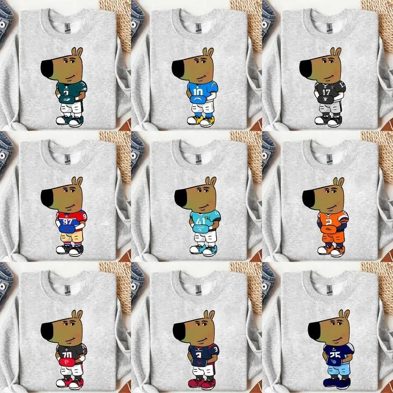 I'm just a chill guy sweatshirt/hoodie/tshirt, Chill Guy Football Sport Grey Sweatshirt, Football Fan Shirt, Football Fan sweatshirt