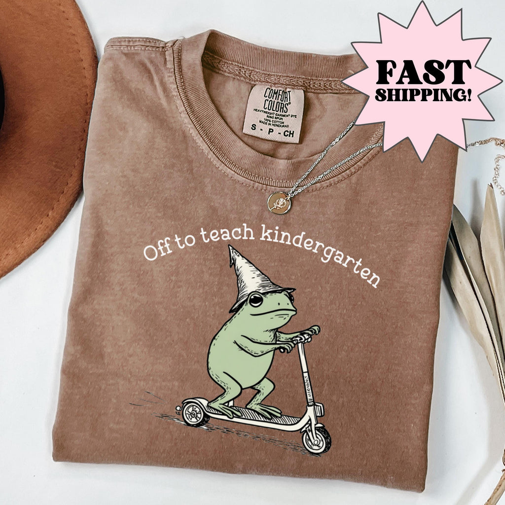 Comfort Colors Teacher Kindergarten Teacher Kindergarten Back School Custom Teacher Appreciation Tee (1)