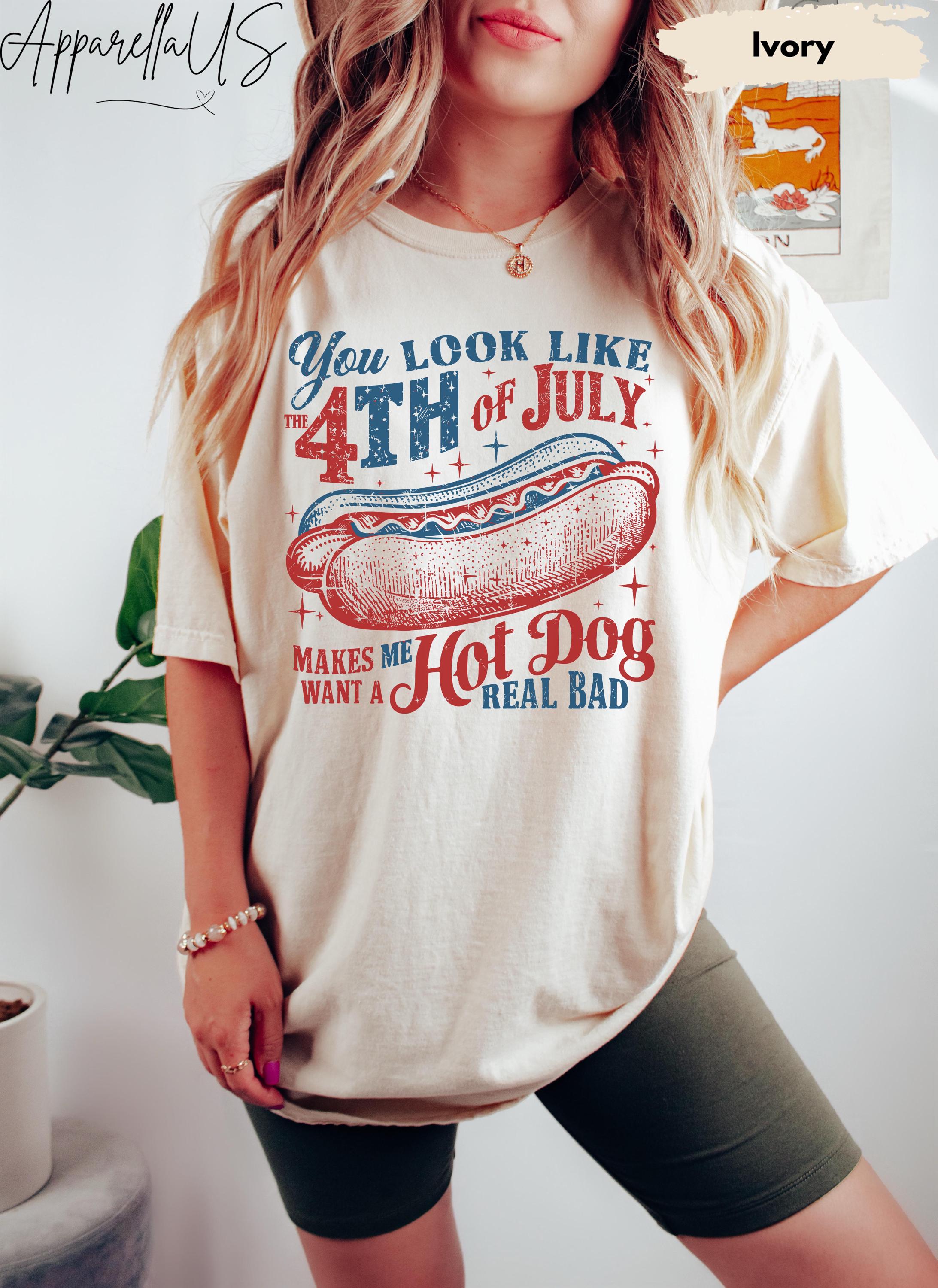 Comfort Colors Like 4th July Dog Tee July 4th Fourth July Dog Lover Patriotic (1)