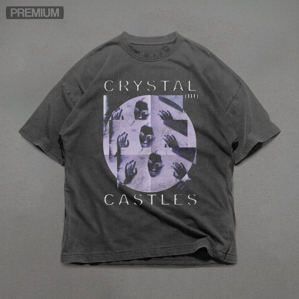 Crystal Castles Comfort Colors Y2k 2000s Music Tee Retro Band Crystal Castles (1)