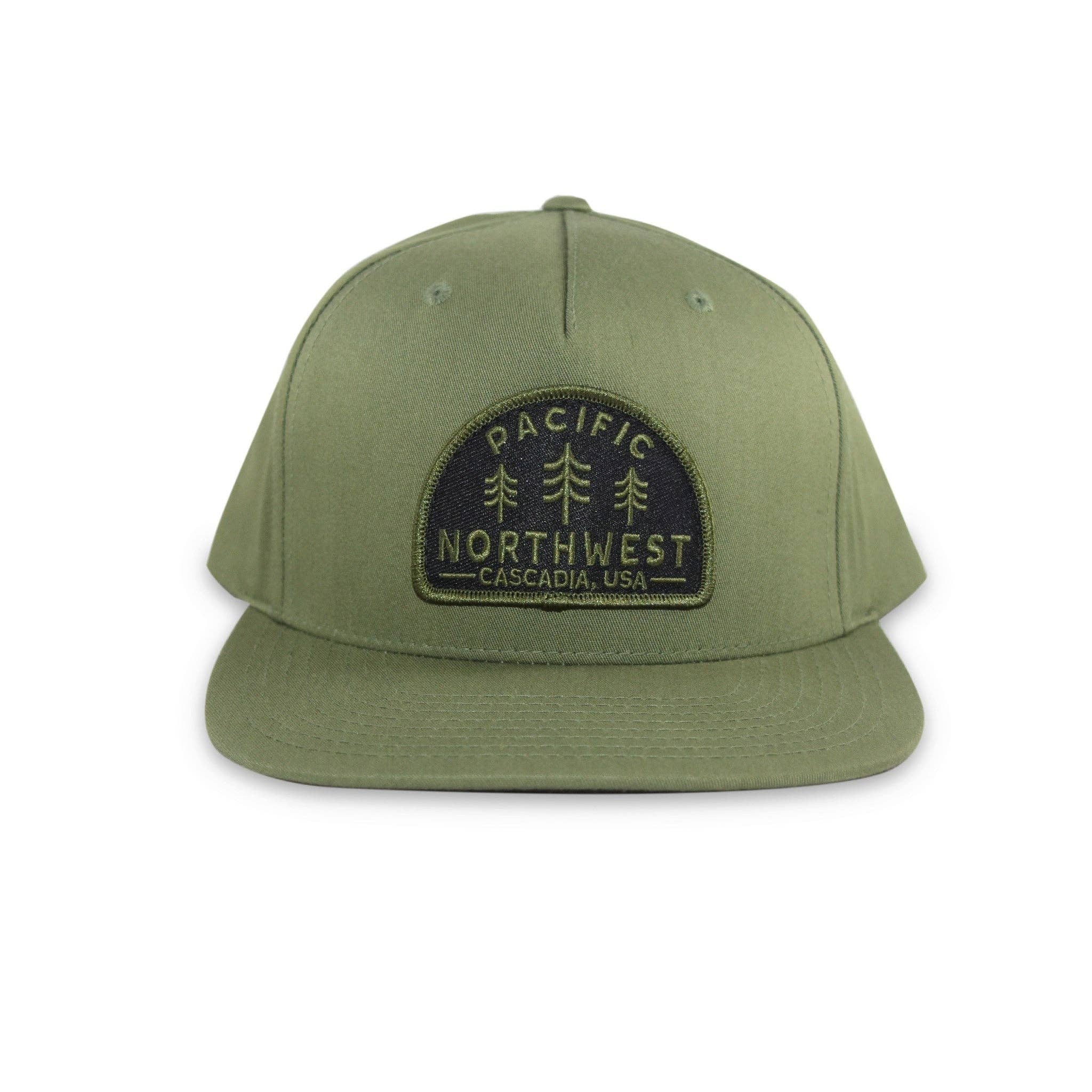 Timberline Snapback Hat Olive