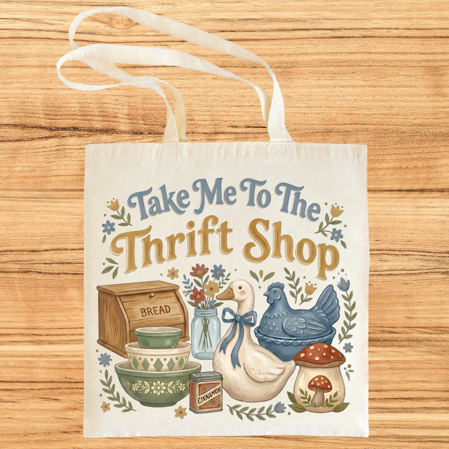Take Me To the Thrift Shop Canvas Tote Bag