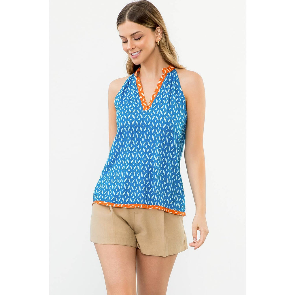 Halter Print Top