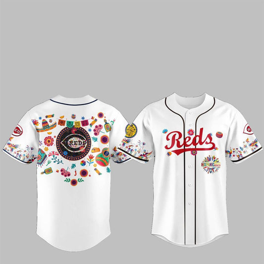 2025 Reds National Hispanic Heritage Month Jersey - Grishko.com