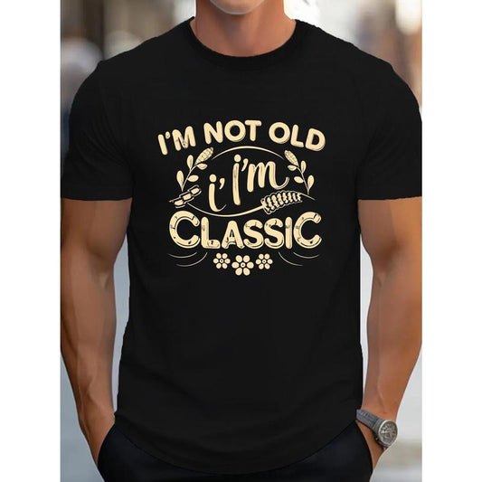 1 pc, 100% cotton T-shirt, classic Old G500 pure cotton men's T-shirt comfort fit Made in USA