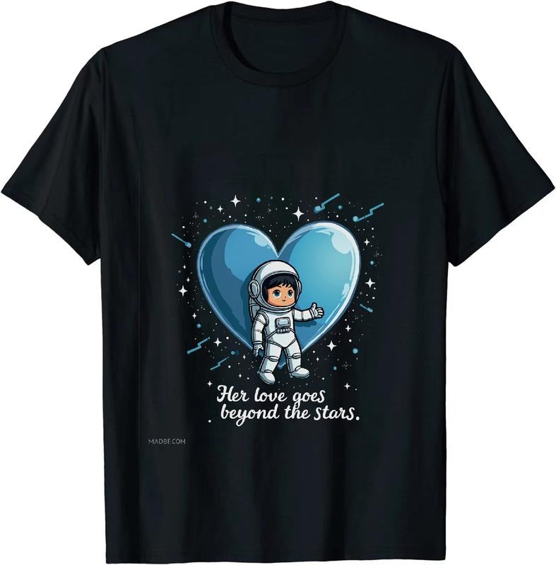 [100% Cotton] Astronaut Red plumber brand Heart Space Love Beyond Lightsaber brand T-Shirt Hoodie, Sweatshirt | DripVista.com