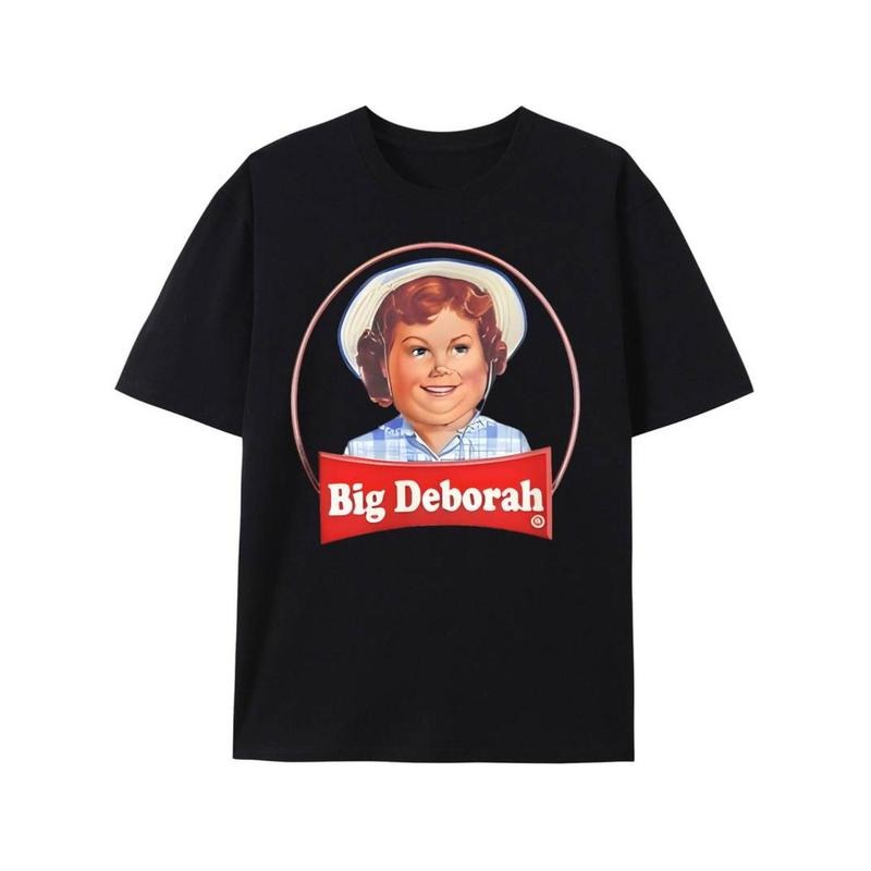 [100% Cotton] Big Deborah Shirt | Funny Humor Pun Parody Snacks Cake Trendy Cotton Tops Short Sleeve Golf Gift T-Shirt...