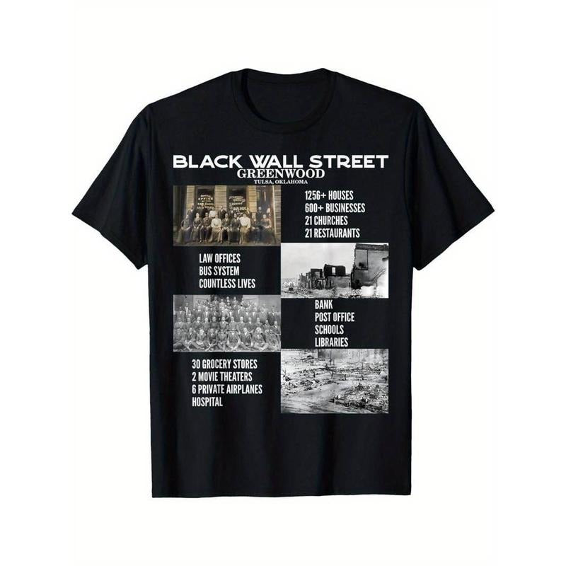[100% Cotton] Black Wall Street, African American Black History And Legacy T-Shirt Hoodie, Sweatshirt | DripVista.com