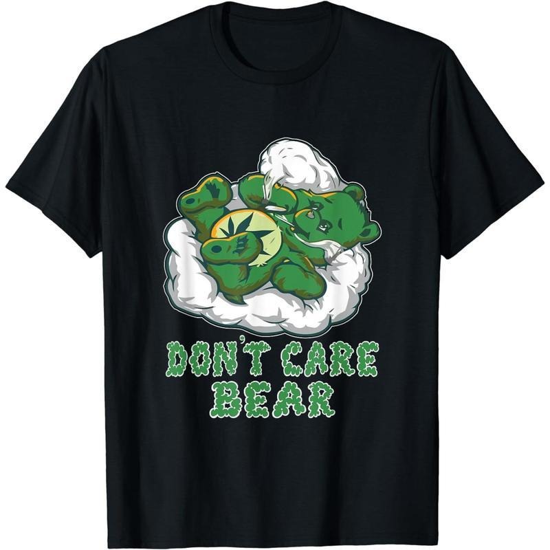 [100% Cotton] Chill - Vibe Lightsaber brand - Shirt Dont Care Bear for Relaxed Lifestyle Trend Followers