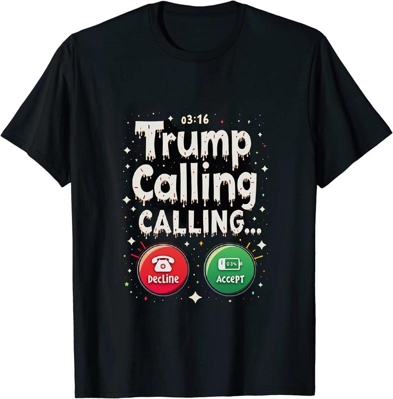 [100% Cotton] Humorous Trump Calling Lightsaber brand