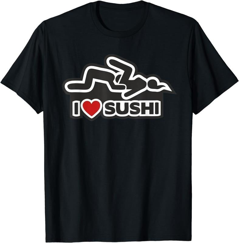 [100% Cotton] I love sushi - dirty T-Shirt Hoodie, Sweatshirt | DripVista.com