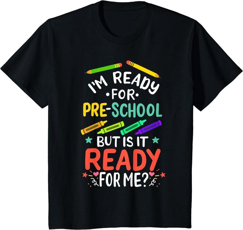[100% Cotton] Kids 1st Day of Preschool Pre-K First Day of School T-Shirt Hoodie, Sweatshirt | DripVista.com