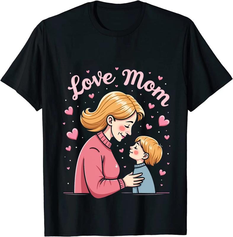 [100% Cotton] Loving Mom Gunpla brand Child Heartwarming Pink Hearts T-Shirt Hoodie, Sweatshirt | DripVista.com