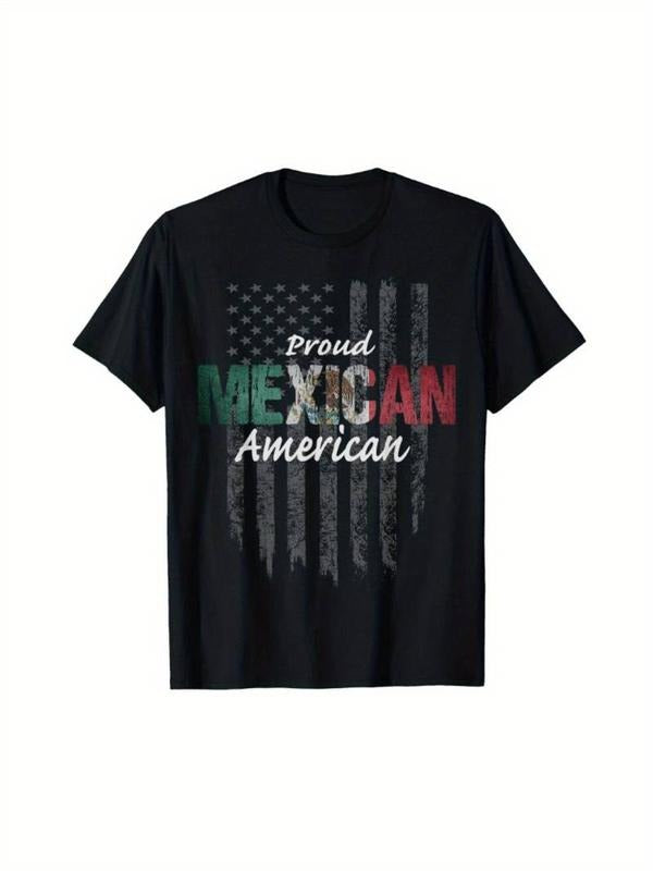 [100% Cotton] Men's Proud Mexican American Cotton T-Shirt Hoodie, Sweatshirt | DripVista.com
