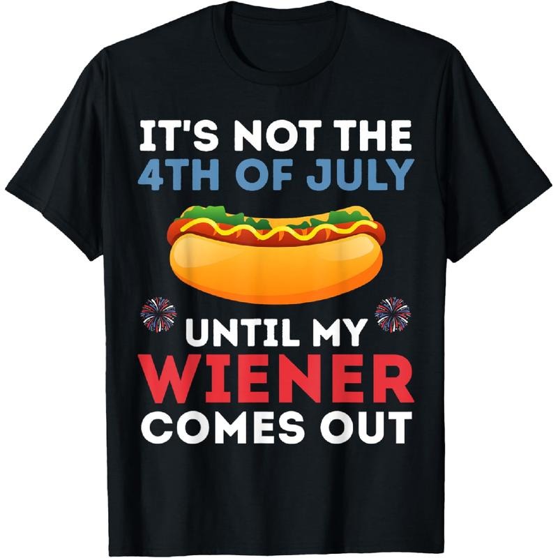 [100% Cotton] Mouthless cat'WB shield Not TNF 4Th FOG July Until My Wiener Comes Out T-Shirt1 T-Shirts, Hoodie, Sweatshirt