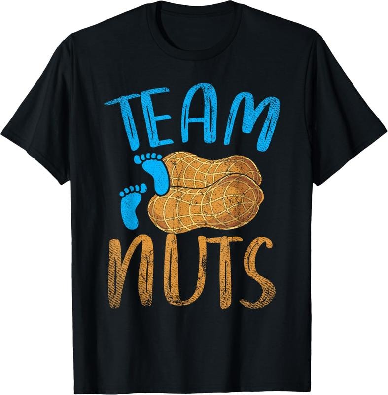 100% Cotton  Party Gender Reveal Party Team Nuts Funny Gender Reveal T-Shirt Hoodie, Sweatshirt | DripVista.com
