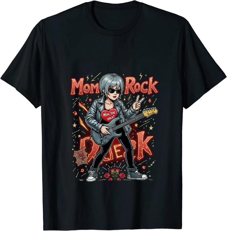 [100% Cotton] Rock Lightsaber brand Mom Guitar Player Music Lover T-Shirt Hoodie, Sweatshirt | DripVista.com