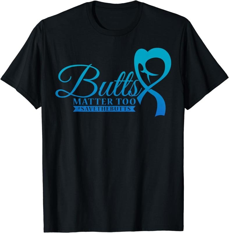[100% Cotton] Save The Butts for Colon Rectal or Anal Cancer T-Shirt Hoodie, Sweatshirt | DripVista.com