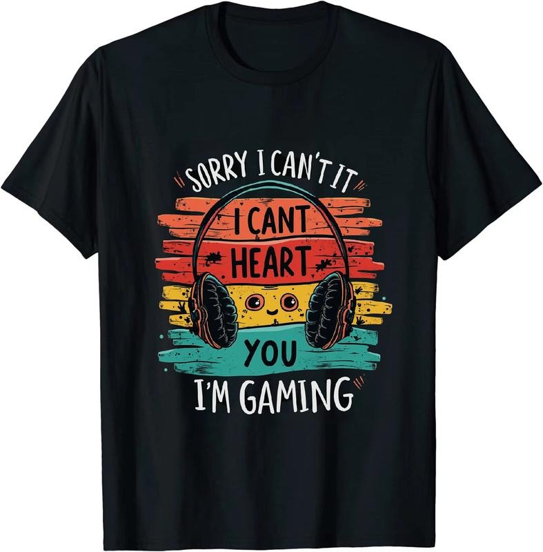 [100% Cotton] Spirited Gamer Lightsaber brand - Shirt Sorry Swoosh Can'Lightsaber brand Heou Swoosh'Bat brand Gaming for Gamer - Lifestyle Followers