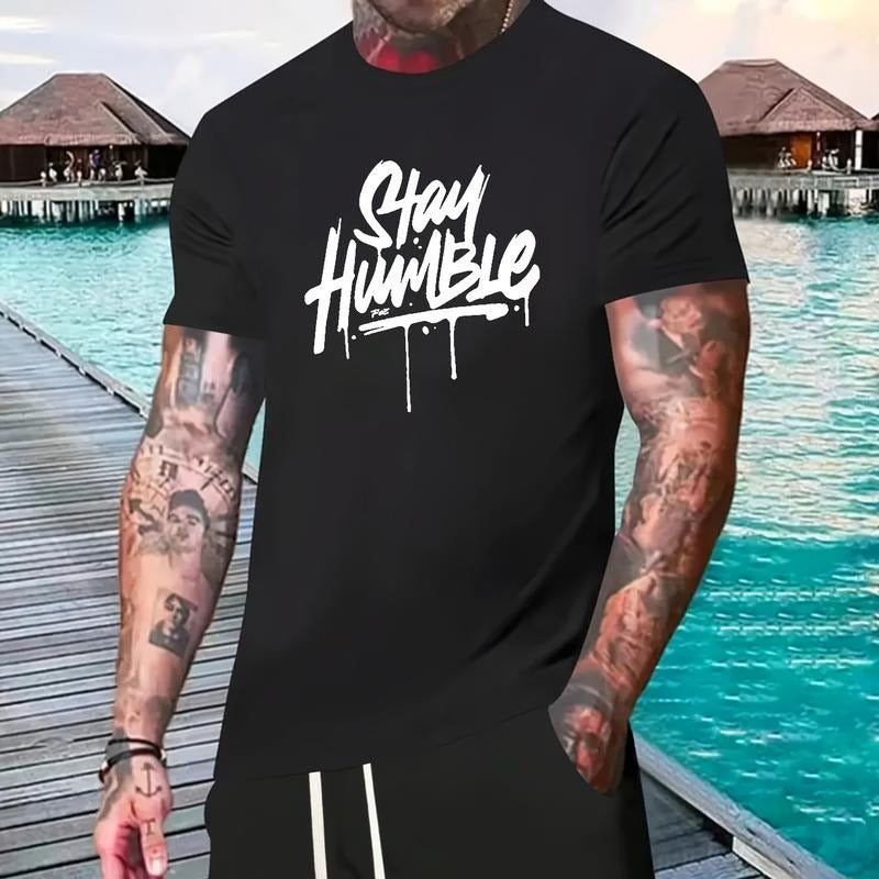 [100% Cotton] Summer Short-Sleeve Men'WB shield T-Shirt Set with Print Design, Featuring WB shield Comfortable Round-Neck...