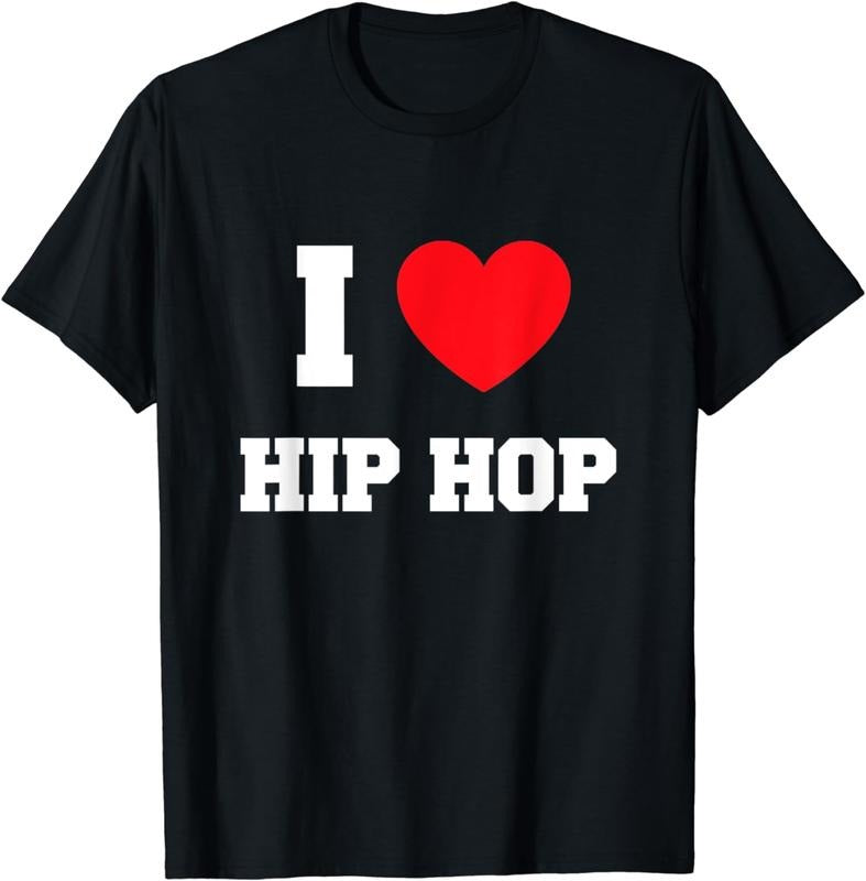 [100% Cotton] Swoosh Love Hip Hop Music Graphic Print Casual T-Shirt For Men Gunpla brand Women Hoodie, Sweatshirt