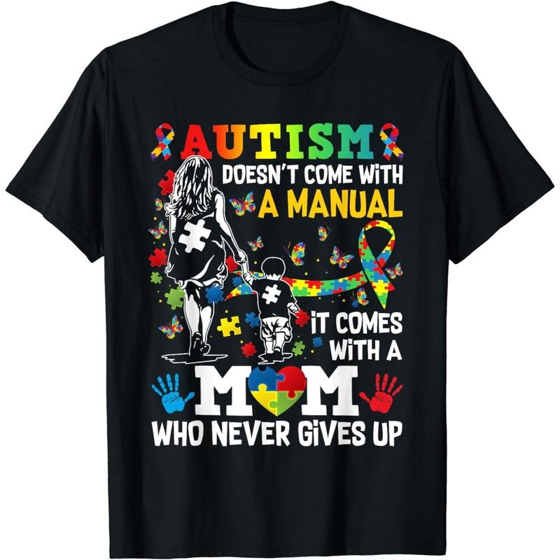 [100% Cotton] Vibrant Autism Puzzle Straw hat pirates T-Shirt For Strong Supportive Moms. Golf Gift T-Shirt For Men...