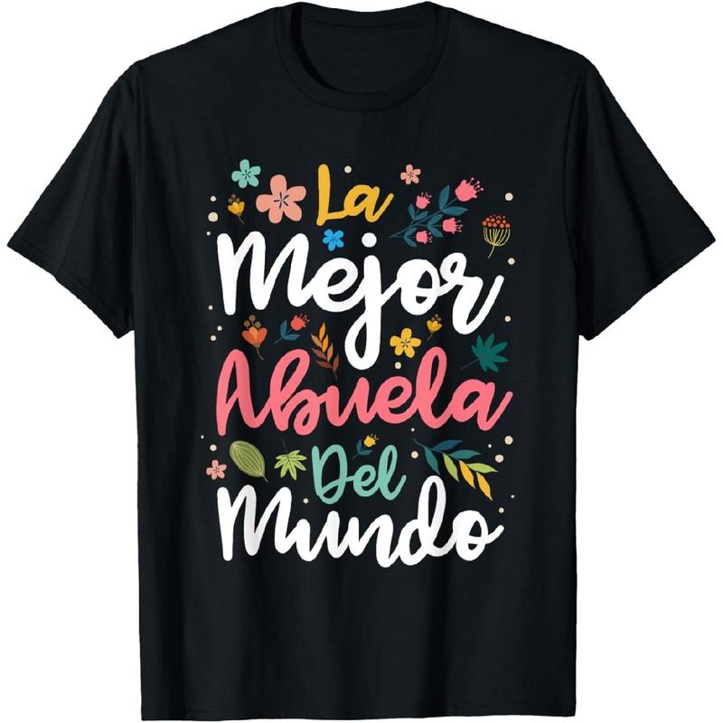 [100% Cotton] Vibrant Best Grandma Red plumber brand TNF World T-Shirt With Floral Design. Golf Gift T-Shirt For Men...