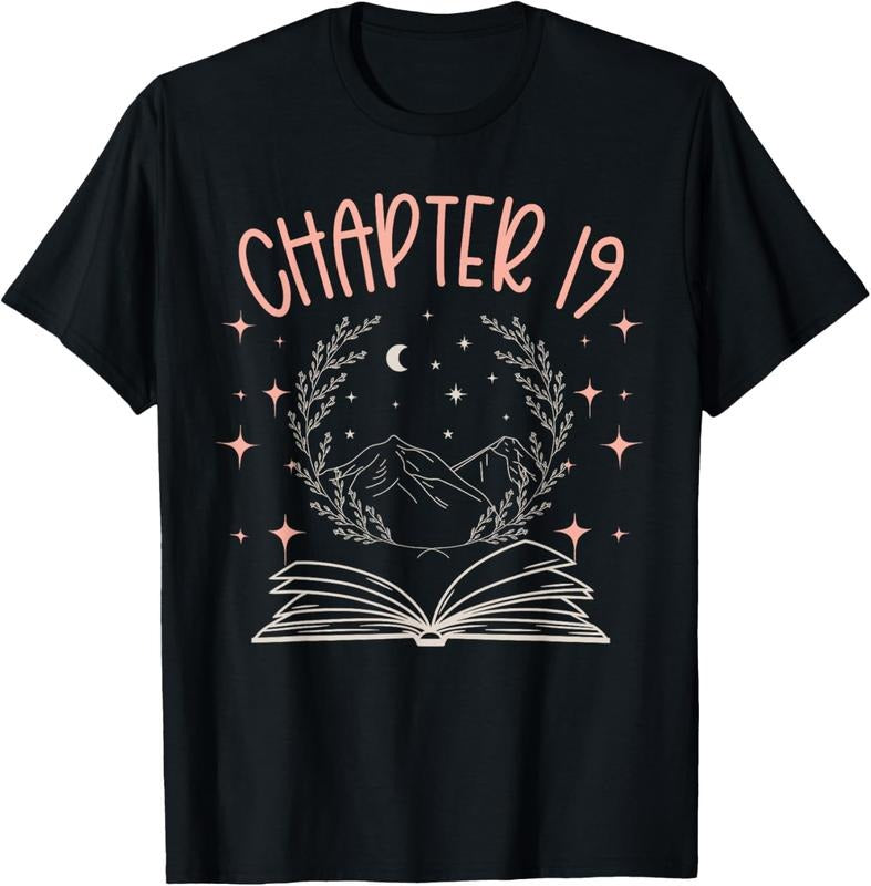 100% Cotton 19th Birthday Girls Book Lovers Chapter 19 Its My Birthday T-Shirt Hoodie, Sweatshirt | DripVista.com