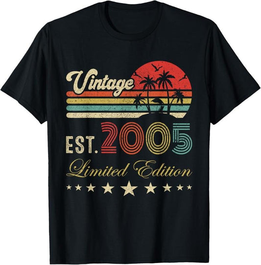 100% Cotton 19th birthday vintage limited edition 19 birthday T-Shirt