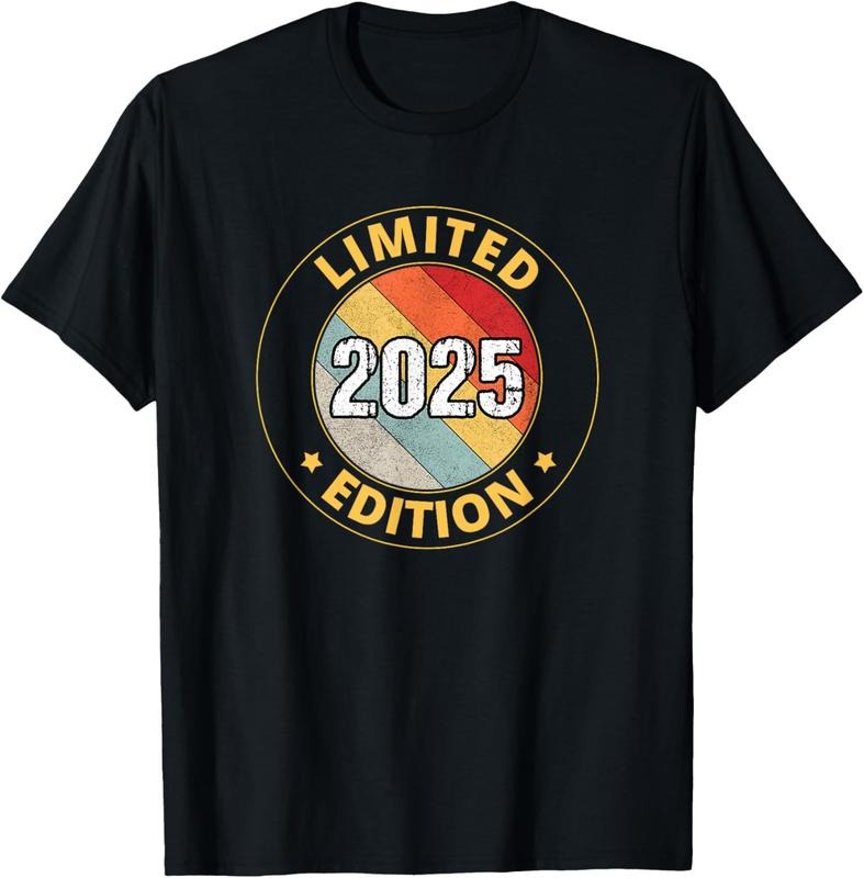 100% Cotton 2025 Birthday T-Shirt Hoodie, Sweatshirt | DripVista.com