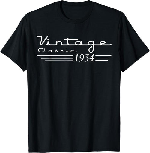 100% Cotton 90 Year Old Gifts Vintage 1934 90th Men Women 90th Birthday T-Shirt Hoodie, Sweatshirt | DripVista.com