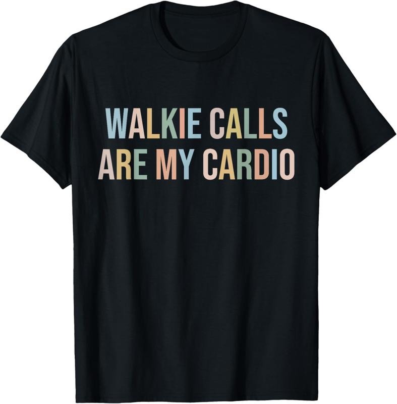 100% Cotton ABA SPED Teacher Coping Skills Walkie Calls Are My Cardio T-Shirt Hoodie, Sweatshirt | DripVista.com
