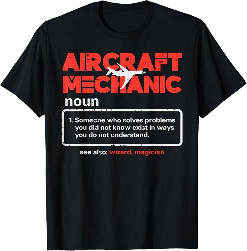 100% Cotton Aircraft Mechanic Definition Airplane Technician Men Women T-Shirt Hoodie, Sweatshirt | DripVista.com