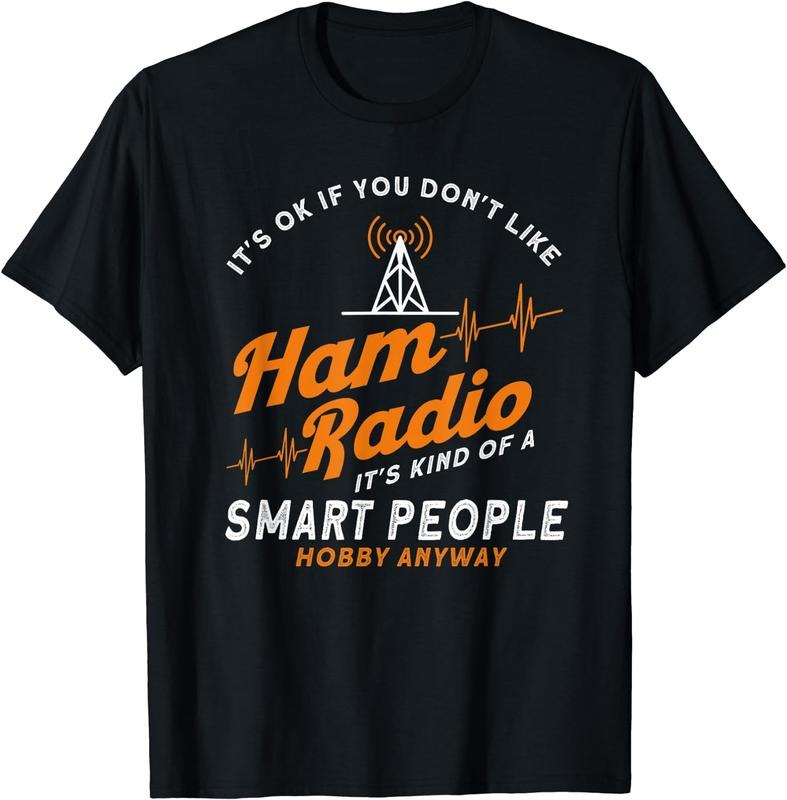 [100% Cotton]Amateur Radio Smart People Hobby Anyway Ham Radio T-Shirt Black Hoodie, Sweatshirt | DripVista.com