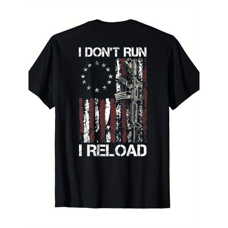 100% Cotton American Flag Patriots T-Shirt