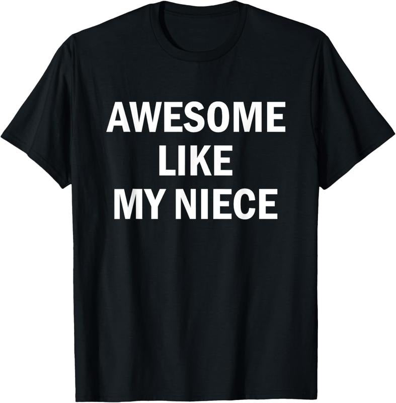 100% Cotton Awesome Like My Niece T-Shirt Hoodie, Sweatshirt | DripVista.com