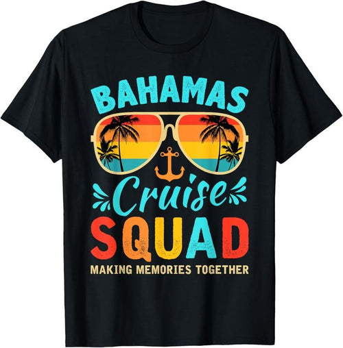 100% Cotton Bahamas Vacation 2025 Squad Family Friends Matching Group T-Shirt Hoodie, Sweatshirt | DripVista.com