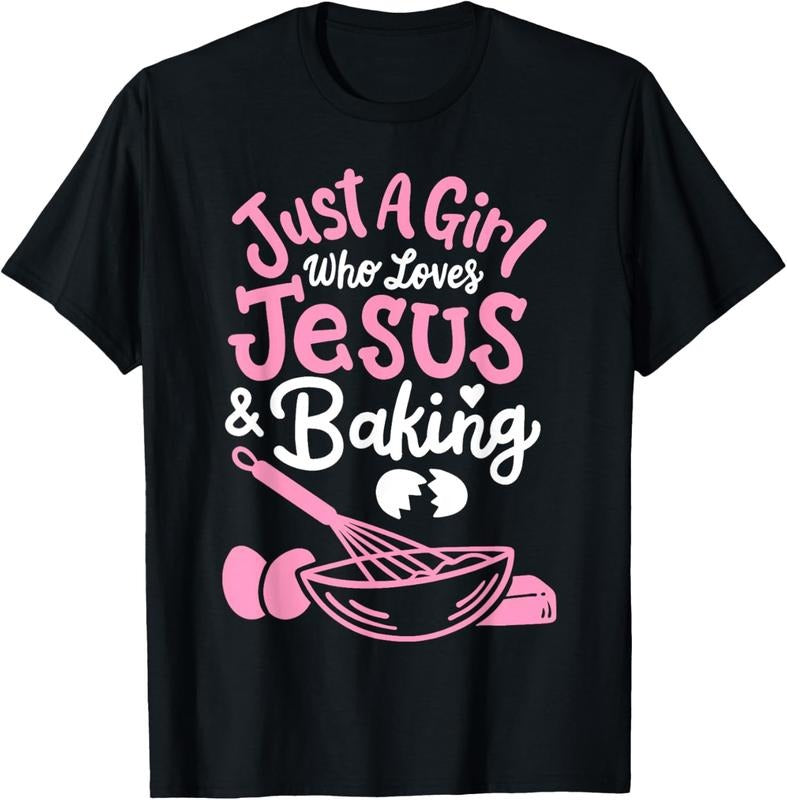 100% Cotton Baking Baker Bakery Just A Girl Who Loves Baking T-Shirt Hoodie, Sweatshirt | DripVista.com