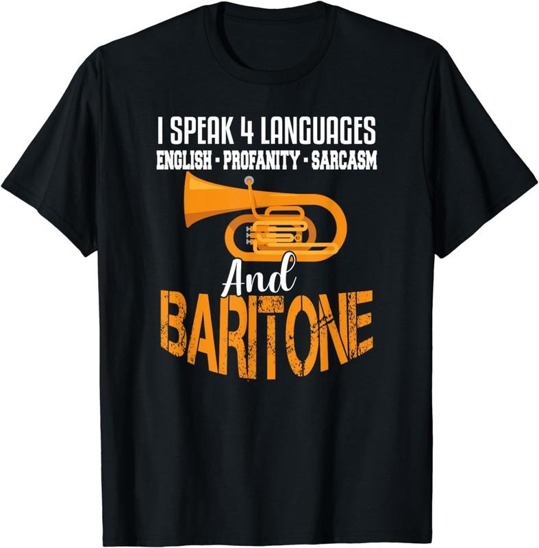 [100% Cotton]Baritone Shirt Sarcastic Baritone Quote Marching Band T-Shirt Hoodie, Sweatshirt | DripVista.com