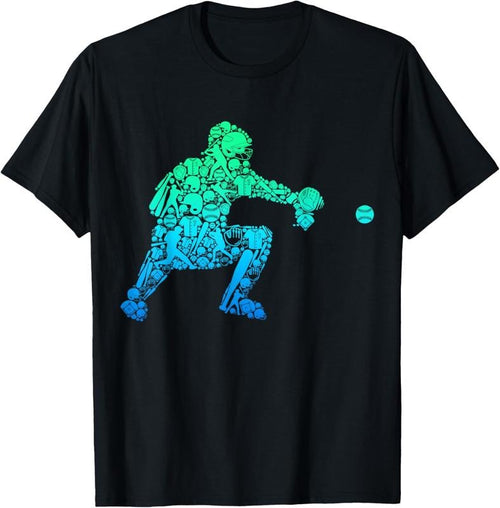100% Cotton Baseball Catcher Player Youth Men  Boys T-Shirt Hoodie, Sweatshirt | DripVista.com