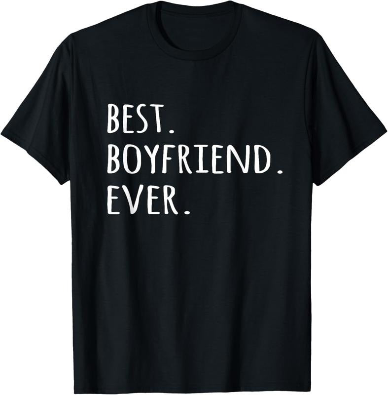 100% Cotton Best Boyfriend Ever T-shirt romantic tshirt tee for him T-Shirt Hoodie, Sweatshirt | DripVista.com