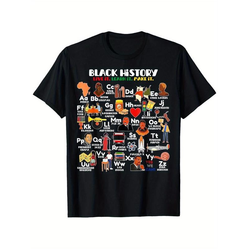 100% Cotton Black History Month Celebration T-Shirt